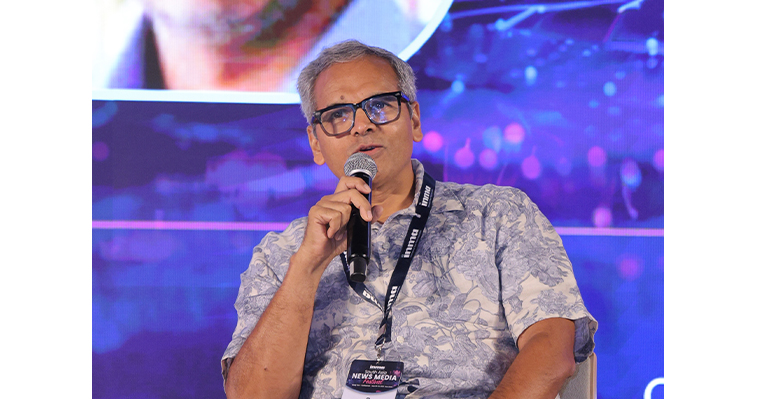 B Srinivasan, managing director of the Vikatan Group, discussed the balance between print and other channels.