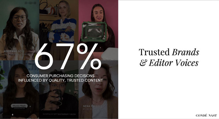 Condé Nast is transforming its iconic brands like Vogue into direct shopping destination, Patrick Gray, executive director of commerce, said.