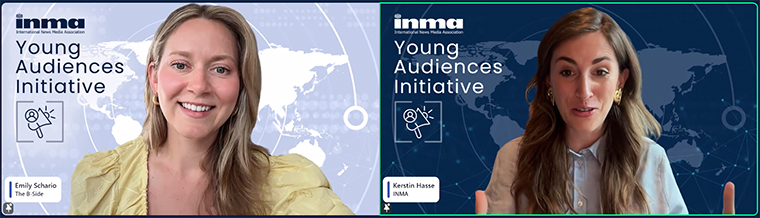 During this week’s Webinar, Emily Schario, head of content and editorial co‑founder of The B‑Side, sat down with Kerstin Hasse, lead of the INMA Young Audiences Initiative, to discuss how the newsletter has become a community of its own.