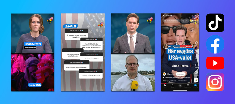 Election night live on social — vertical, interactive streams with reporters on the ground and real-time Q&A, plus on-demand videos for context and catch-up.