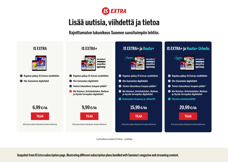 The search for a subscription product that readers wanted to pay for led to the creation of IS Extra.